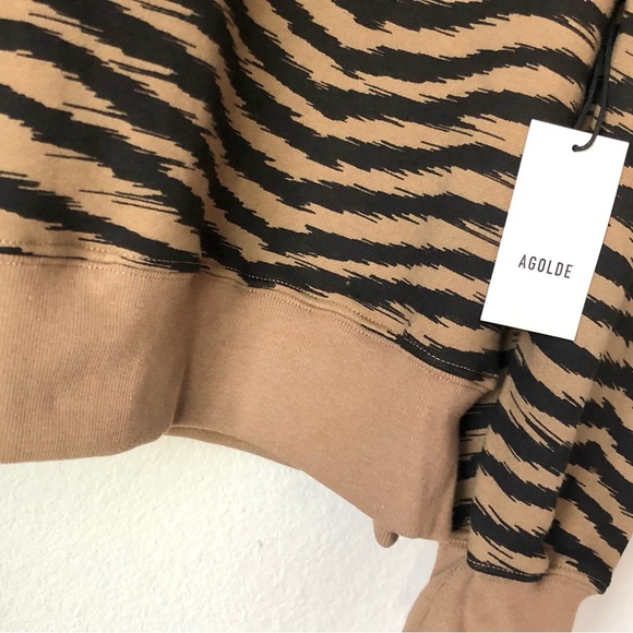 CLOSEOUT \AGOLDE\• NWT Serpentine Mock Neck Sweatshirt - Picture 8 of 16